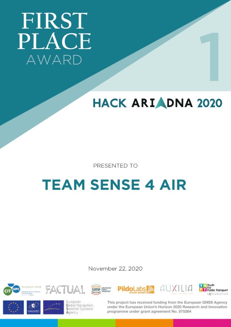 Sense4air hackathon!!